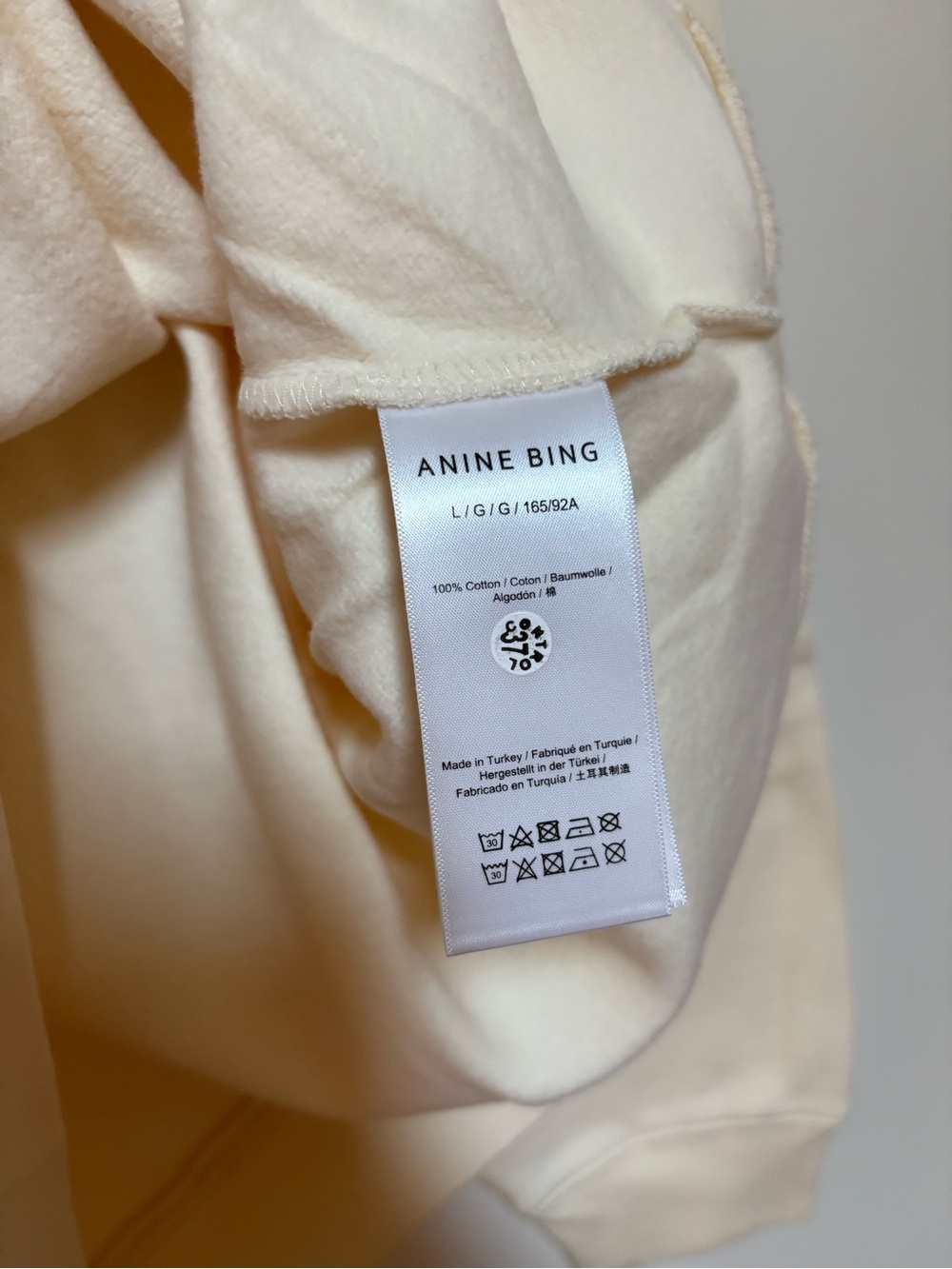 NWT Anine Bing Miles Collegiate Sweatshirt Size Large - Picture 8 of 16